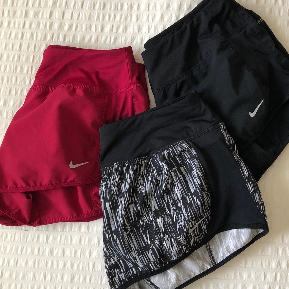3 Nike Dry Fit Shorts, S